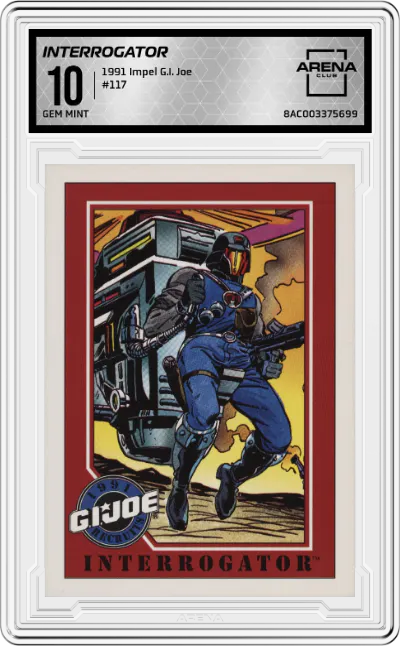 1991 Impel G.I. Joe Interrogator #117 ARENA CLUB 10