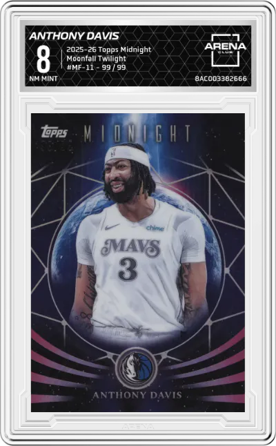 2025 Topps Midnight Moonfall Anthony Davis Twilight #MF-11 ARENA CLUB 8
