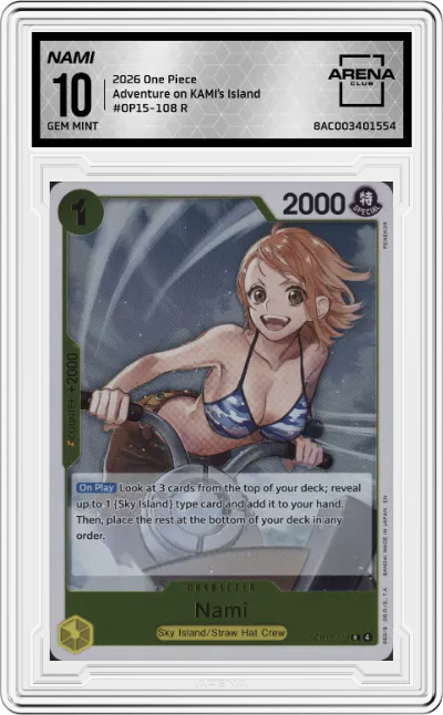 2026 One Piece Adventure on KAMI’s Island Nami ARENA CLUB 10