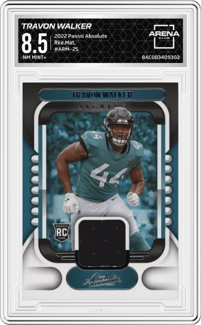 2022 Panini Absolute Rke.Mat. Travon Walker ARENA CLUB 8.5