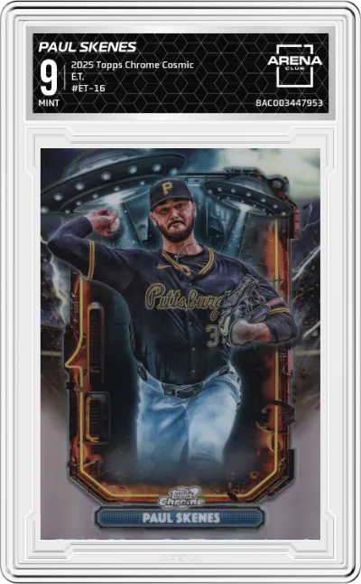 2025 Topps Chrome Cosmic E.T. Paul Skenes #ET-16 ARENA CLUB 9