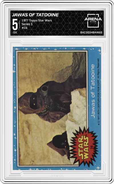 1977 Topps Star Wars Series 1 Jawas of Tatooine #16 ARENA CLUB 5