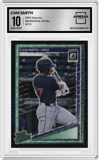 2025 Donruss Opt.Rtd.Pros. Cam Smith Optic Circles ARENA CLUB 10