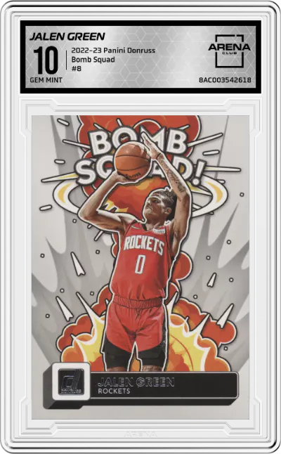 2022 Panini Donruss Bomb Squad Jalen Green ARENA CLUB 10