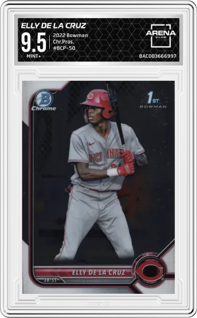 2022 Bowman Chr.Pros. Elly De La Cruz ARENA CLUB 9.5