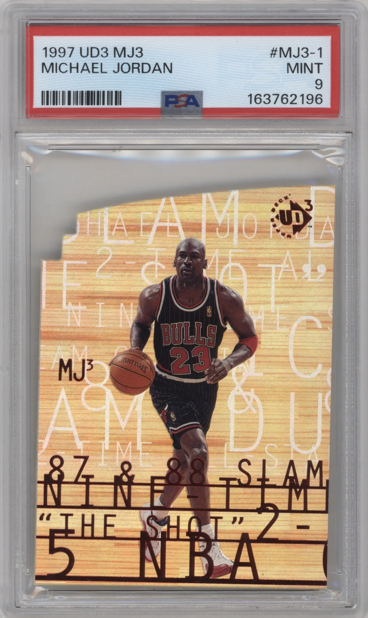 1997 Upper Deck UD3 MJ3 Michael Jordan #MJ3-1 PSA 9