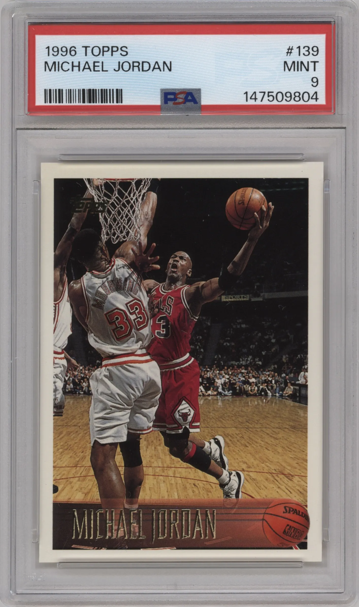 1996 Topps Michael Jordan #139 PSA 9