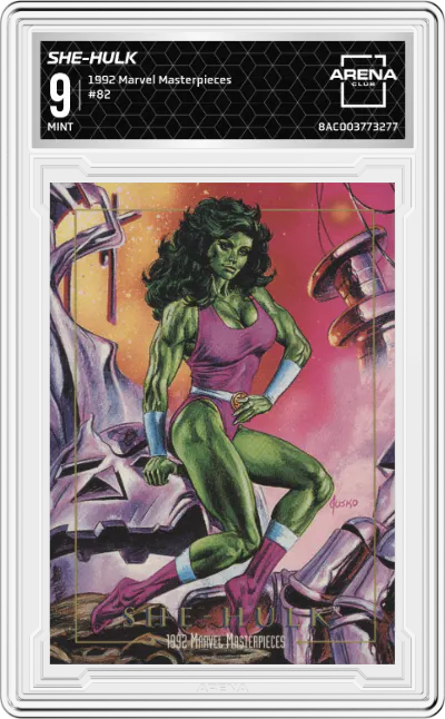 1992 SkyBox Marvel Masterpieces She-Hulk ARENA CLUB 9