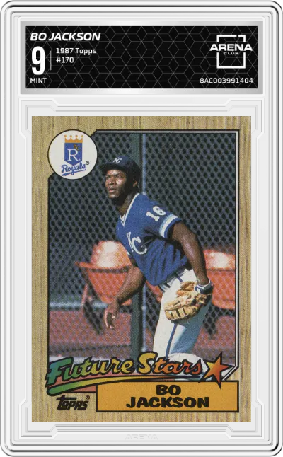 1987 Topps Bo Jackson ARENA CLUB 9