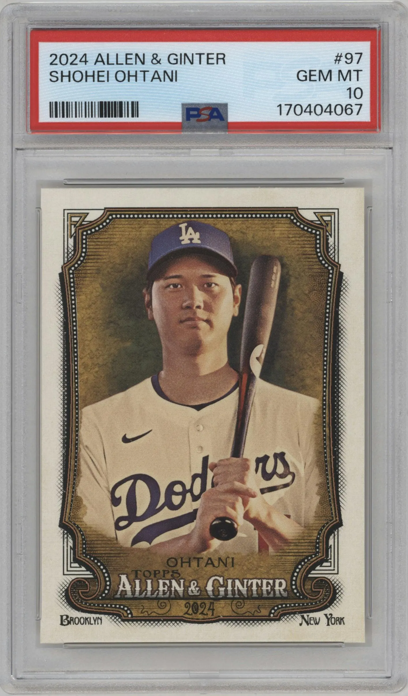 2024 Topps Allen & Ginter Shohei Ohtani #97 PSA 10