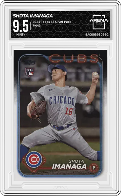 2024 Topps Series 2 Silver Pack Shota Imanaga ARENA CLUB 9.5