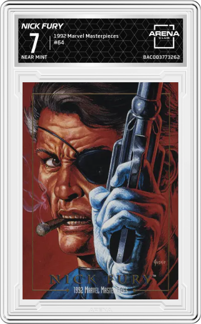 1992 SkyBox Marvel Masterpieces Nick Fury ARENA CLUB 7