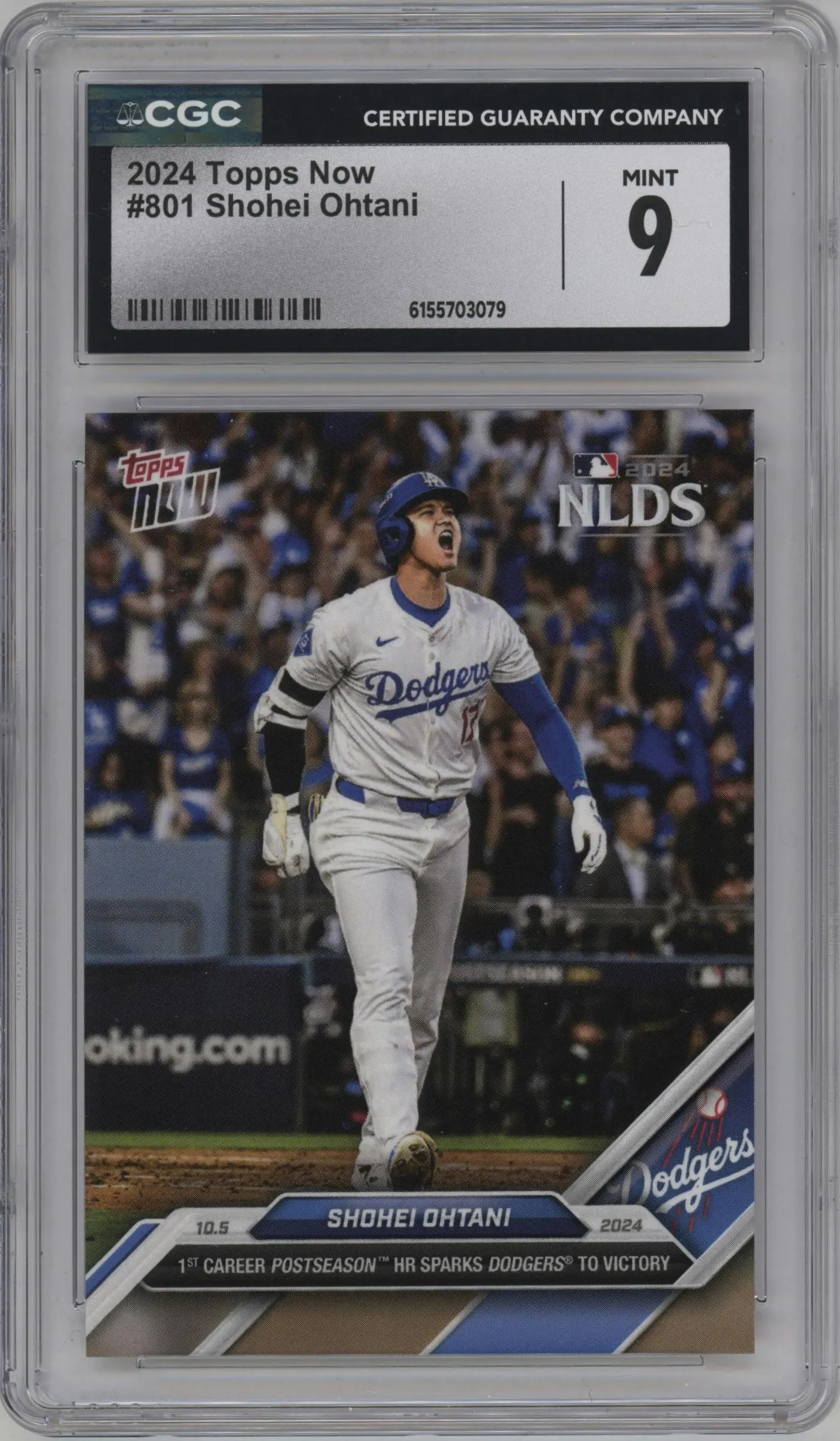 2024 Topps Now Shohei Ohtani #801 CGC 9