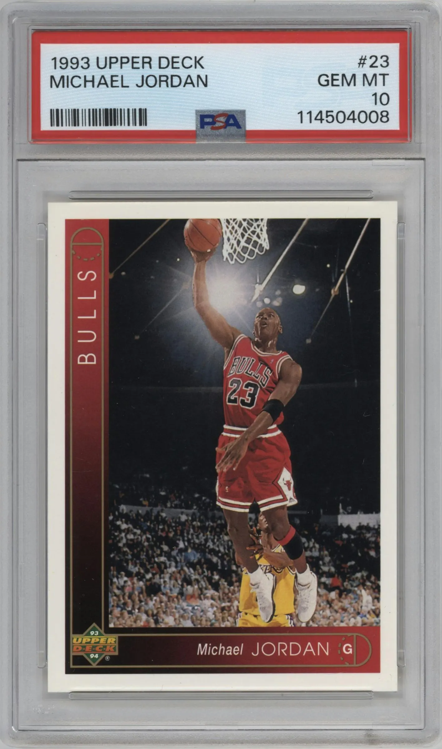 1993 Upper Deck Michael Jordan #23 PSA 10