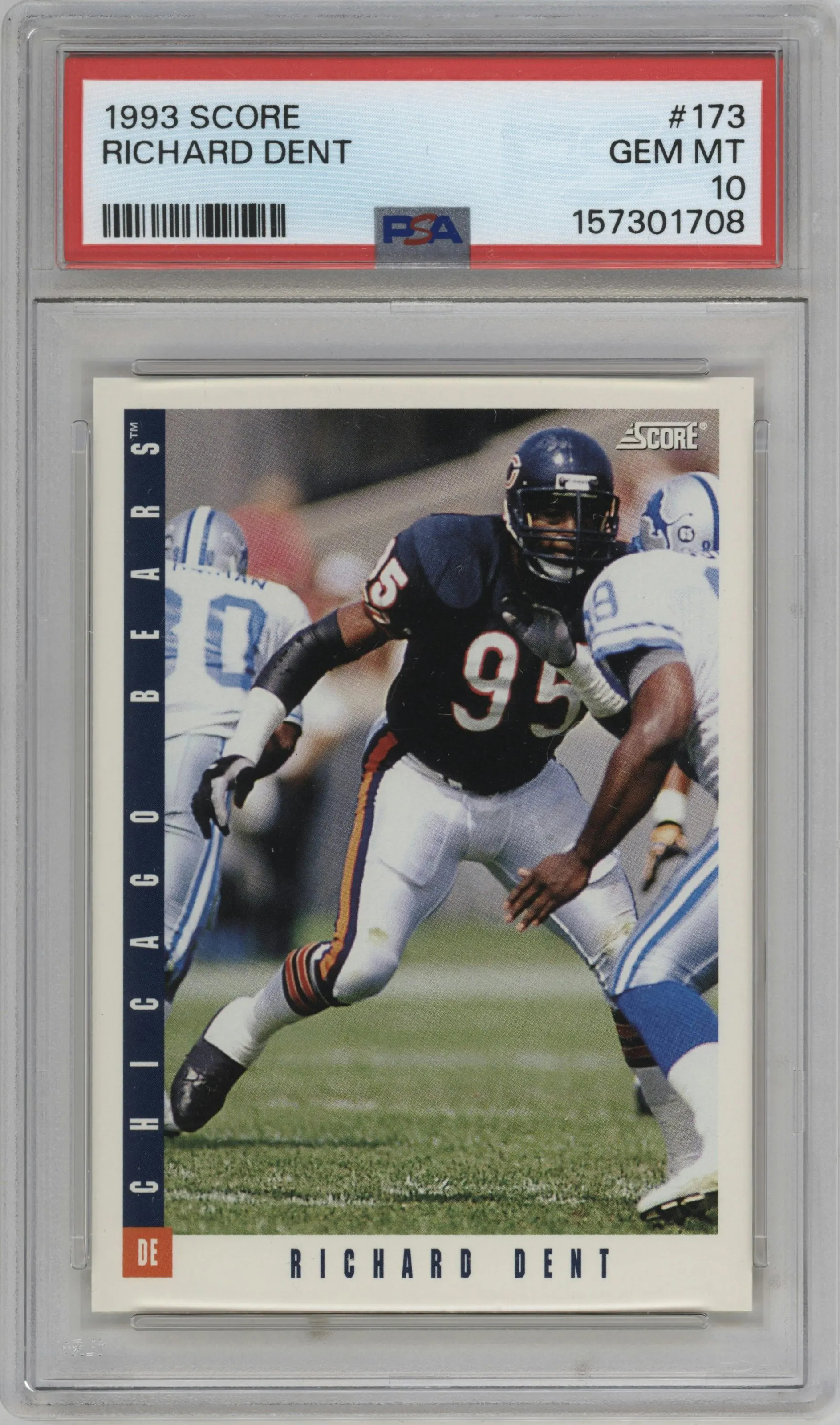 1993 Score Richard Dent #173 PSA 10
