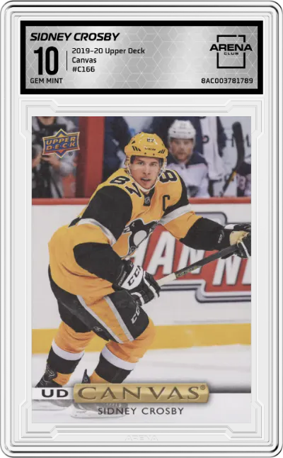 2019 Upper Deck Canvas Sidney Crosby ARENA CLUB 10
