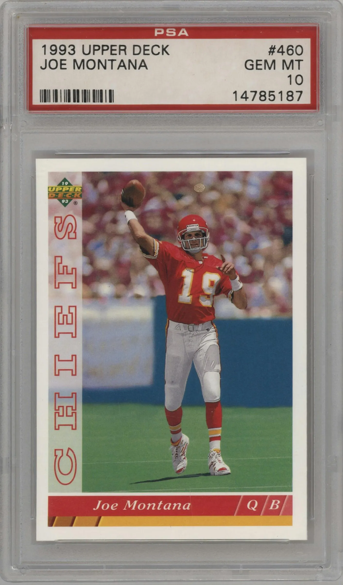 1993 Upper Deck Joe Montana #460 PSA 10