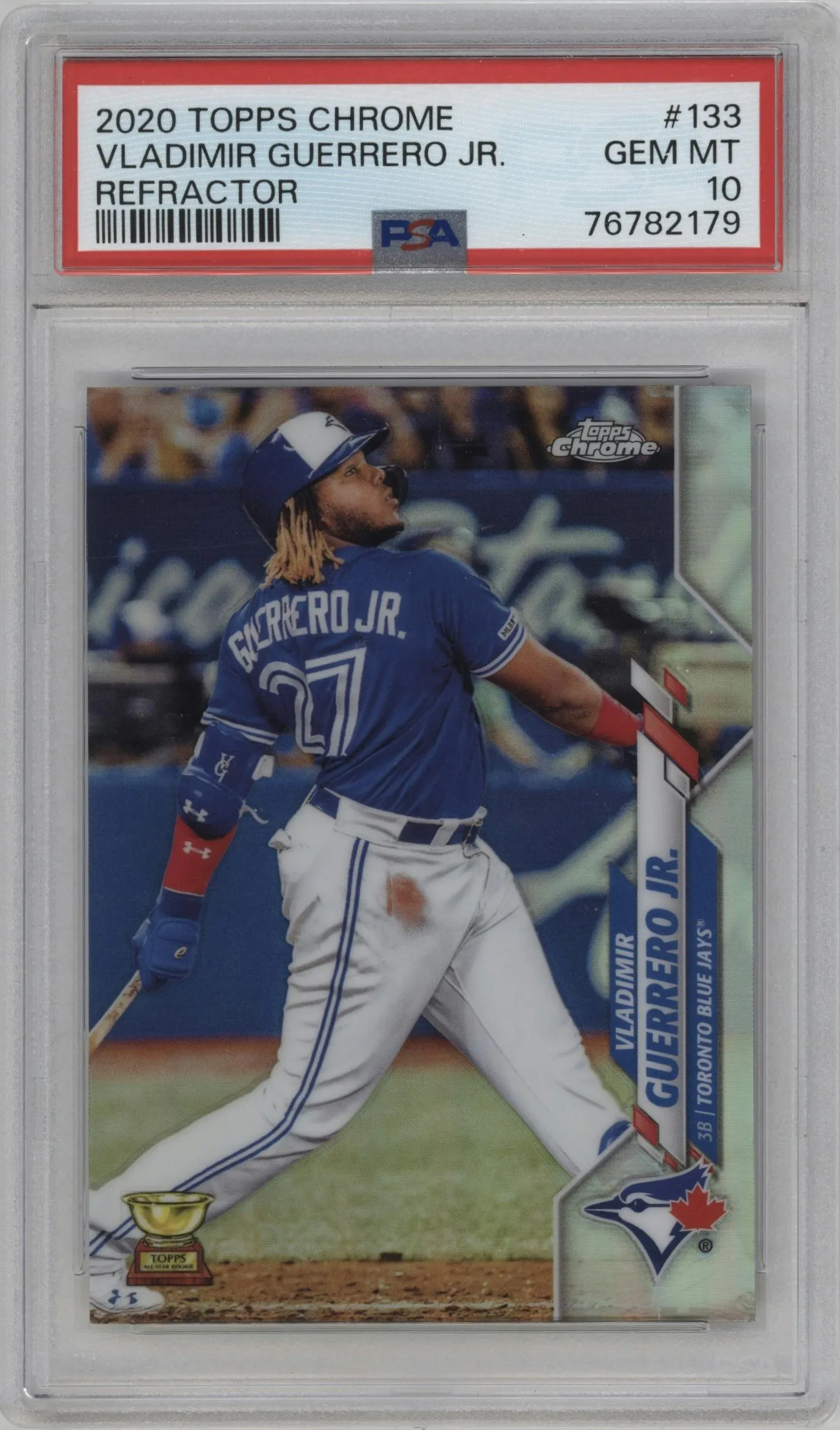 2020 Topps Chrome Vladimir Guerrero Jr. Refractor #133 PSA 10