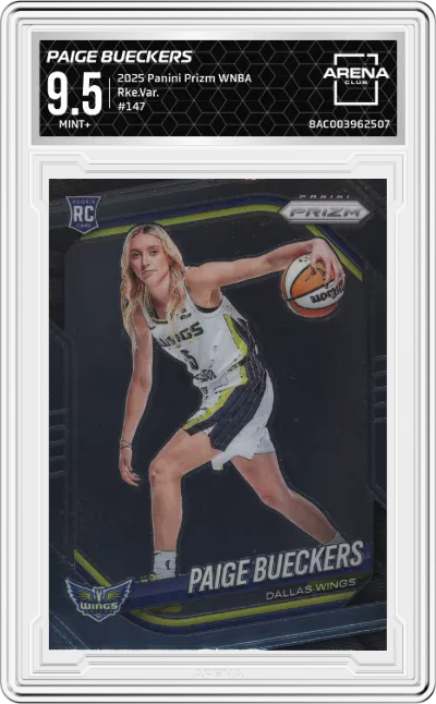 2025 Panini Prizm WNBA Rke.Var. Paige Bueckers ARENA CLUB 9.5