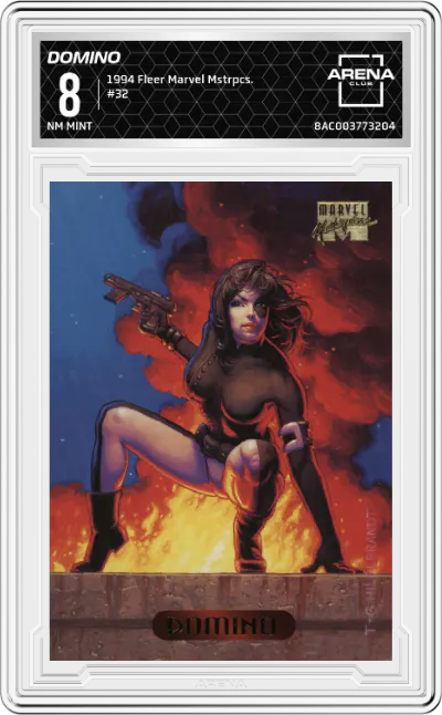 1994 Fleer Marvel Masterpieces Domino ARENA CLUB 8