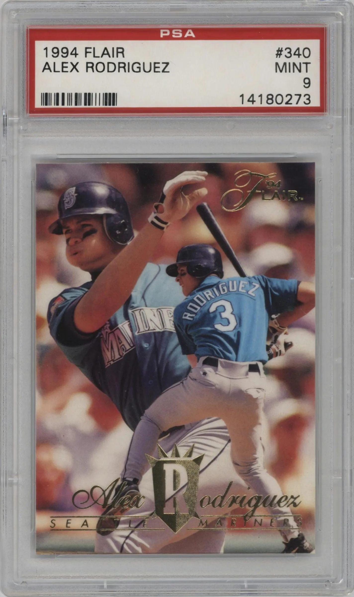 1994 Flair Alex Rodriguez #340 PSA 9