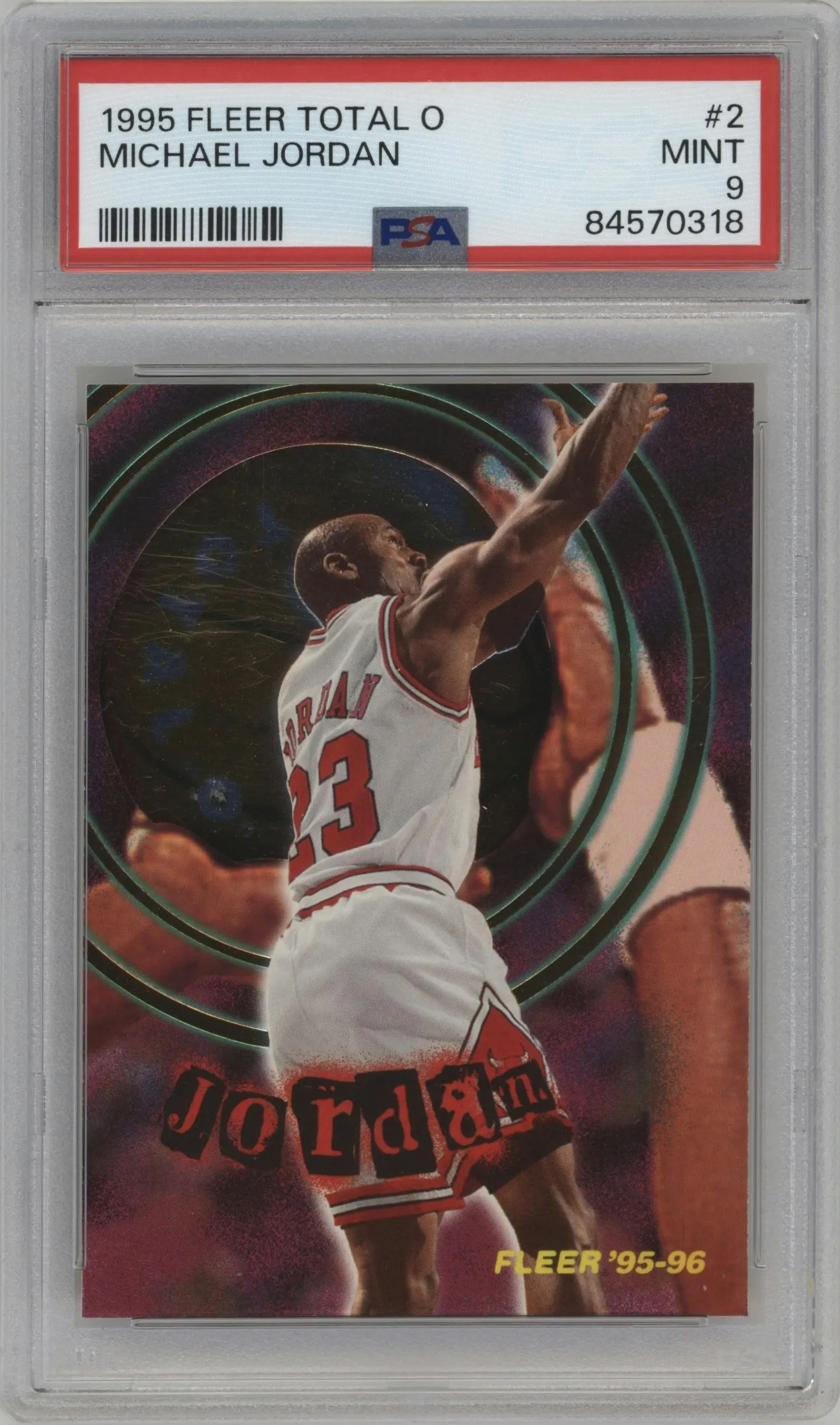 1995 Fleer Total O Michael Jordan #2 PSA 9