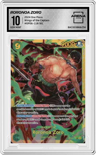 2024 One Piece Wings of the Captain Roronoa Zoro ARENA CLUB 10