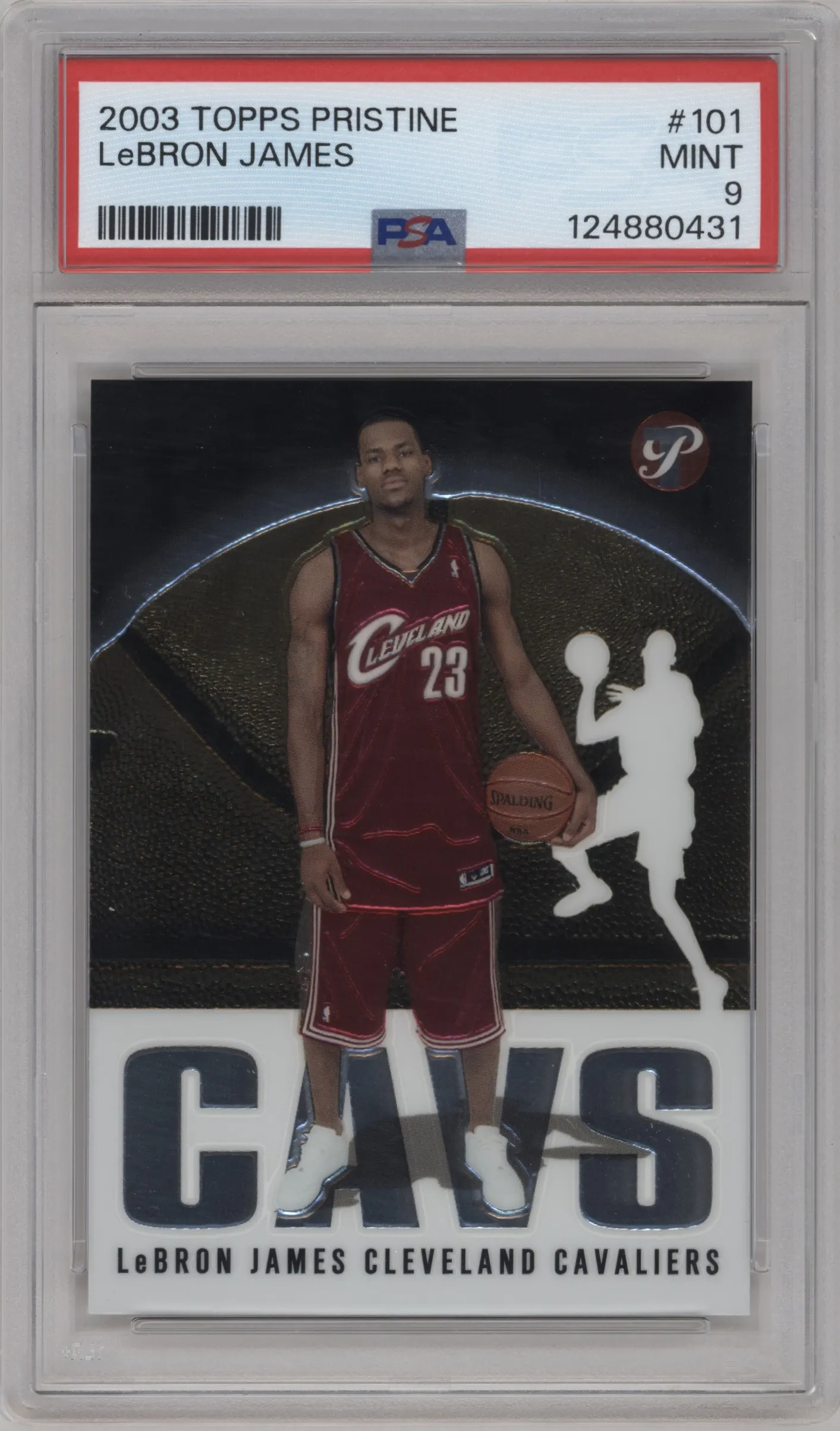 2003 Topps Pristine LeBron James #101 PSA 9