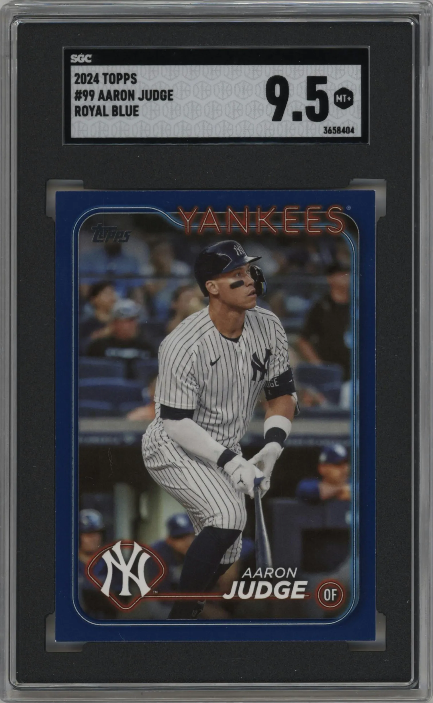 2024 Topps Aaron Judge Royal Blue #99 SGC 9.5