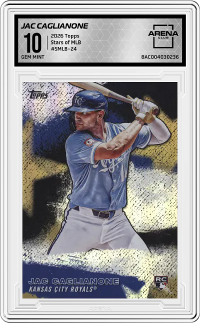 2026 Topps Stars of MLB Jac Caglianone #SMLB-24 ARENA CLUB 10