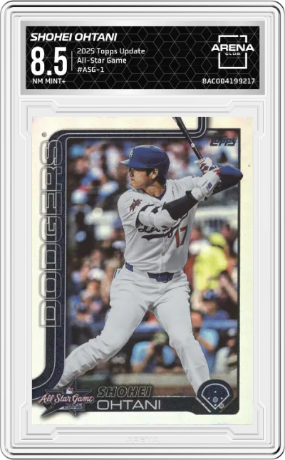 2025 Topps Update All-Star Game Shohei Ohtani #ASG-1 ARENA CLUB 8.5