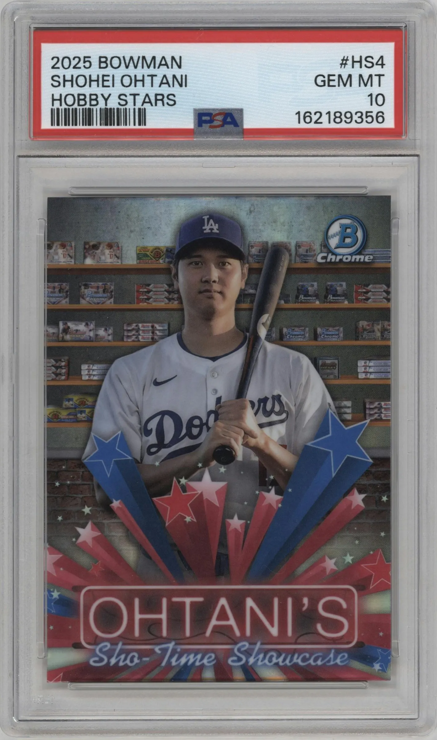 2025 Bowman Hobby Stars Shohei Ohtani PSA 10