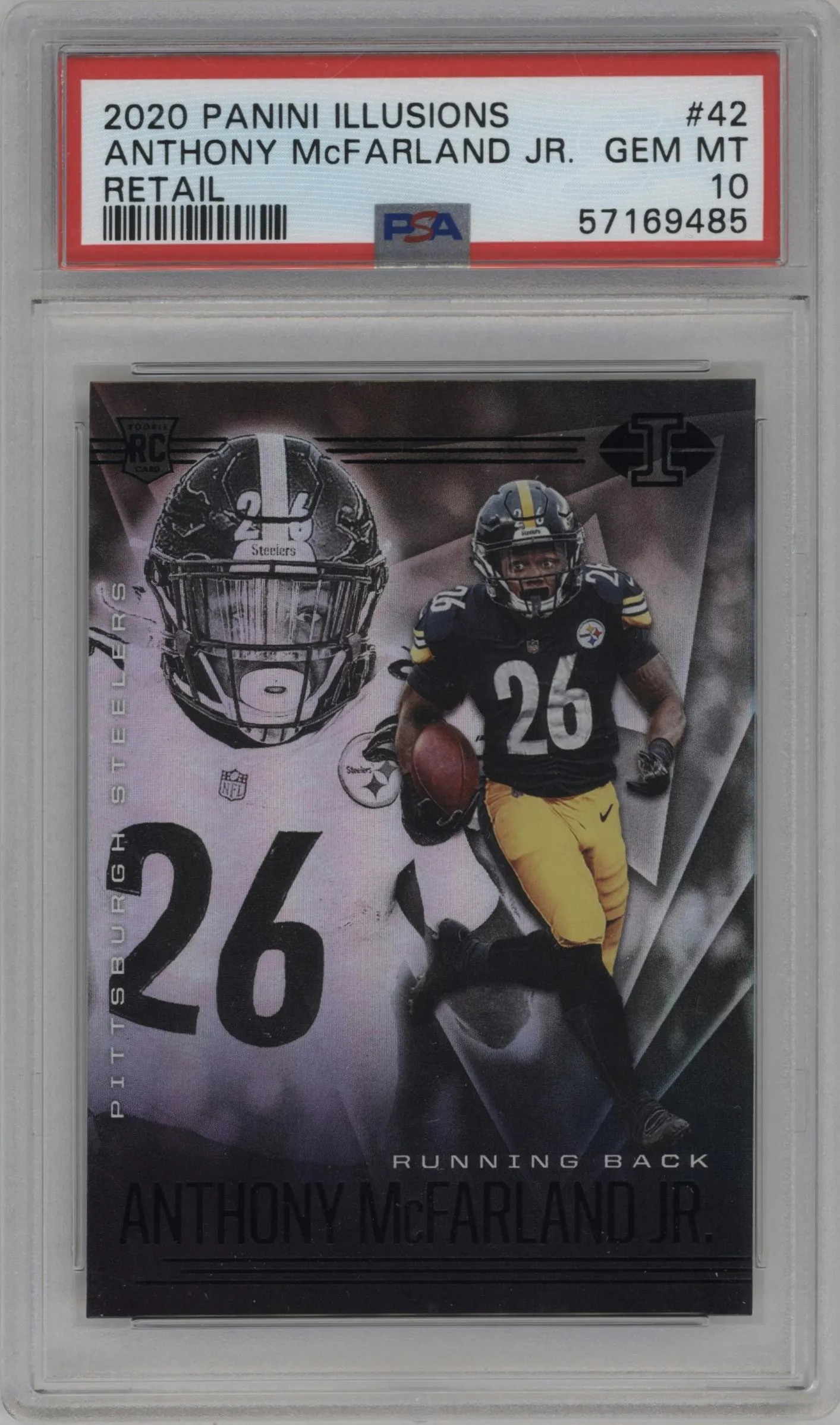 2020 Panini Illusions Anthony McFarland Jr. Retail #42 PSA 10
