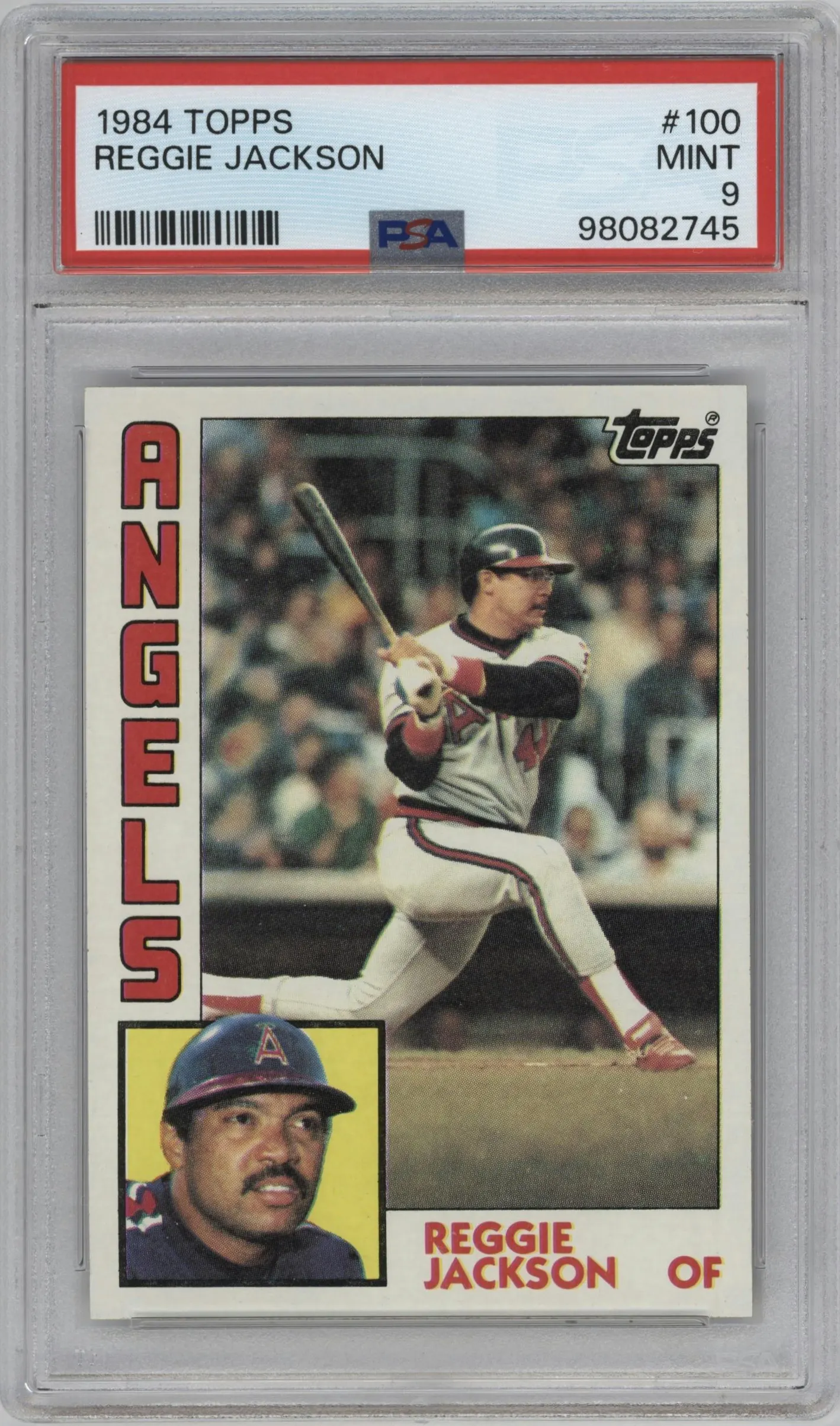 1984 Topps Reggie Jackson #100 PSA 9