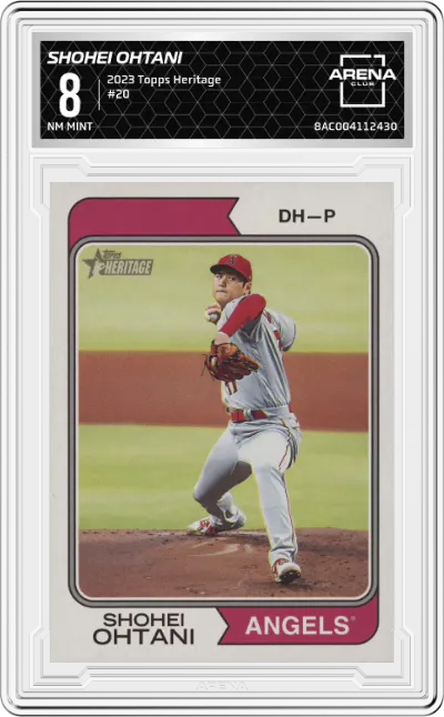 2023 Topps Heritage Shohei Ohtani #20 ARENA CLUB 8