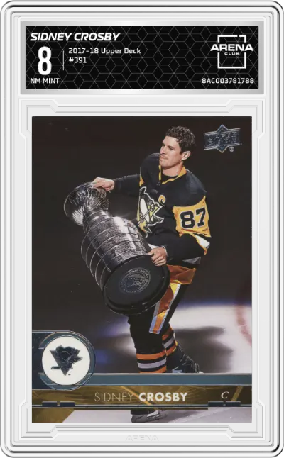 2017 Upper Deck Sidney Crosby #391 ARENA CLUB 8