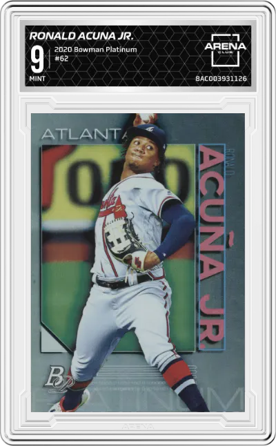 2020 Bowman Platinum Ronald Acuna Jr. ARENA CLUB 9