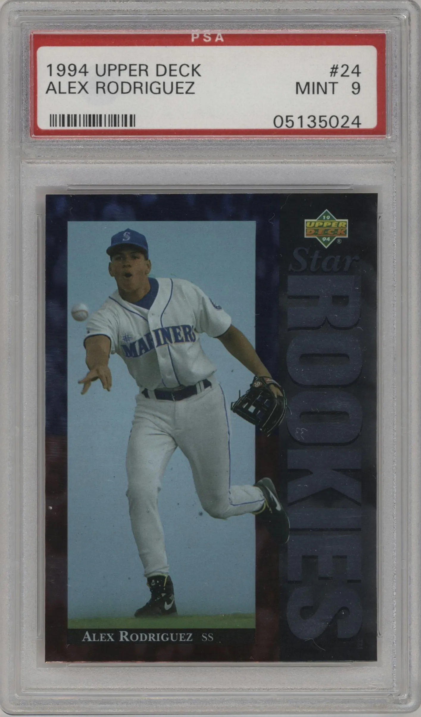 1994 Upper Deck Alex Rodriguez #24 PSA 9