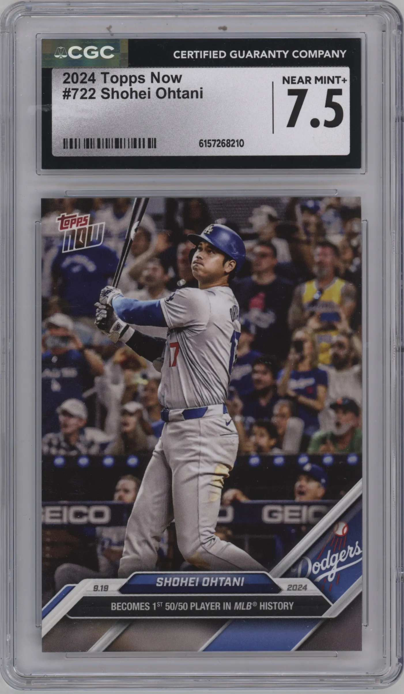 2024 Topps Now Shohei Ohtani #722 CGC 7.5