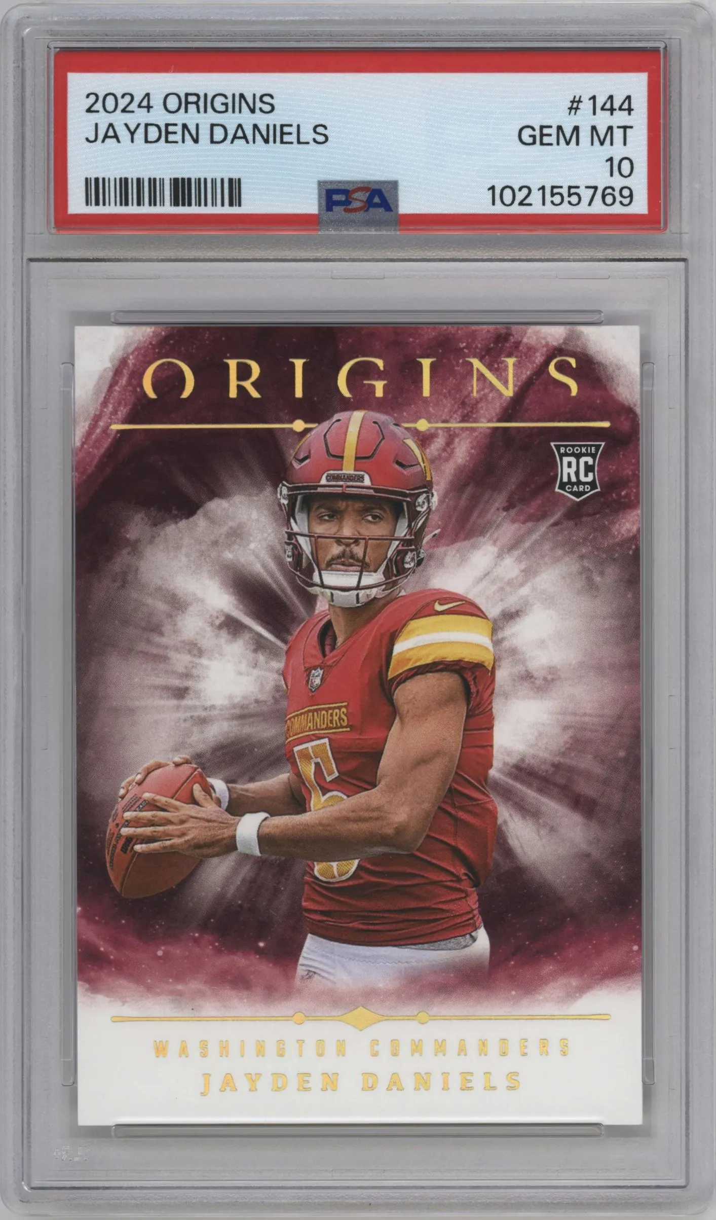 2024 Panini Origins Jayden Daniels #144 PSA 10