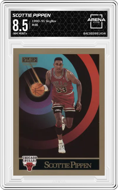 1990 SkyBox Scottie Pippen ARENA CLUB 8.5