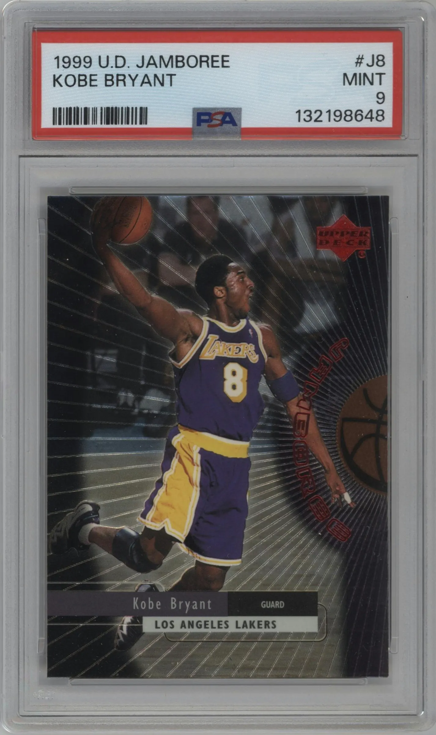 1999 Upper Deck Jamboree Kobe Bryant #J8 PSA 9