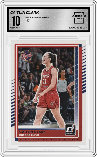2025 Donruss WNBA Caitlin Clark #47 ARENA CLUB 10