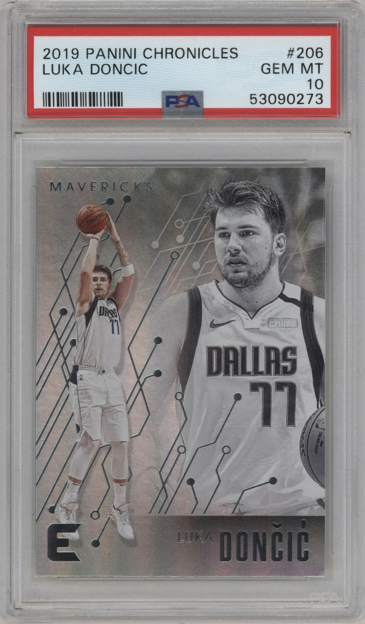 2019 Panini Chronicles Essentials Luka Doncic #206 PSA 10