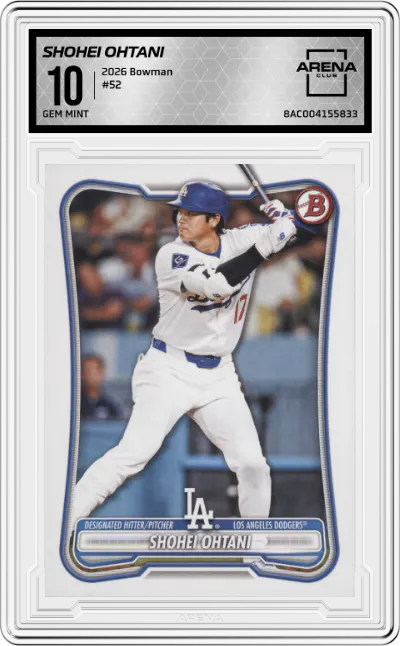 2026 Bowman Shohei Ohtani #52 ARENA CLUB 10