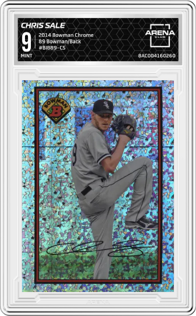 2014 Bowman Chrome 89 Bowman/Back Chris Sale #BIB89-CS ARENA CLUB 9