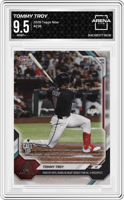 2026 Topps Now Tommy Troy ARENA CLUB 9.5