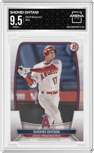 2023 Bowman Shohei Ohtani #51 ARENA CLUB 9.5