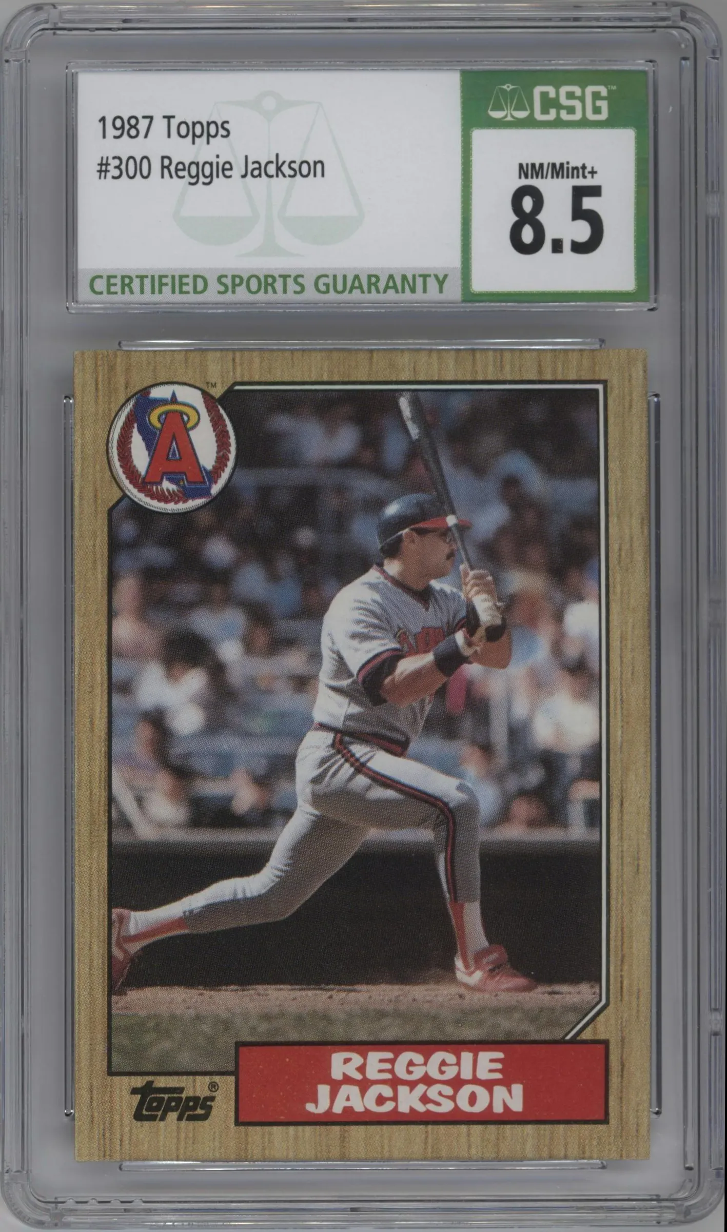 1987 Topps Reggie Jackson CGC 8.5