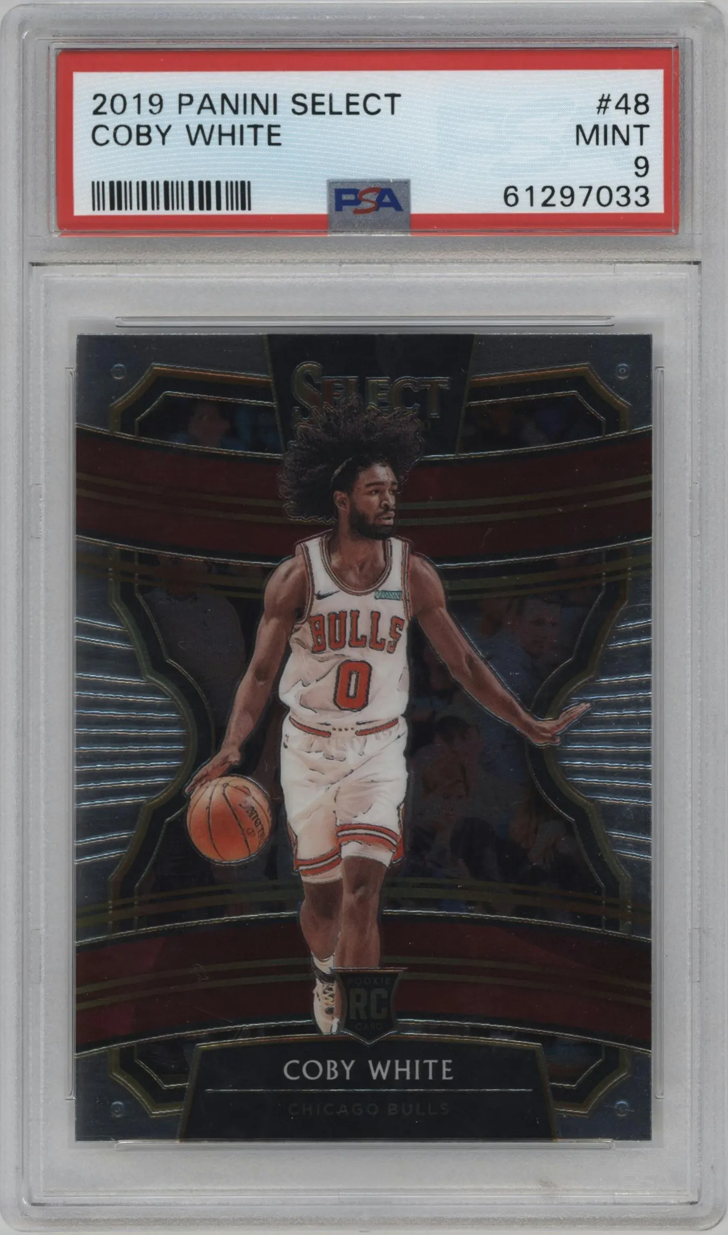 2019 Panini Select Coby White #48 PSA 9